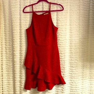 Sparkly Red cocktail dress